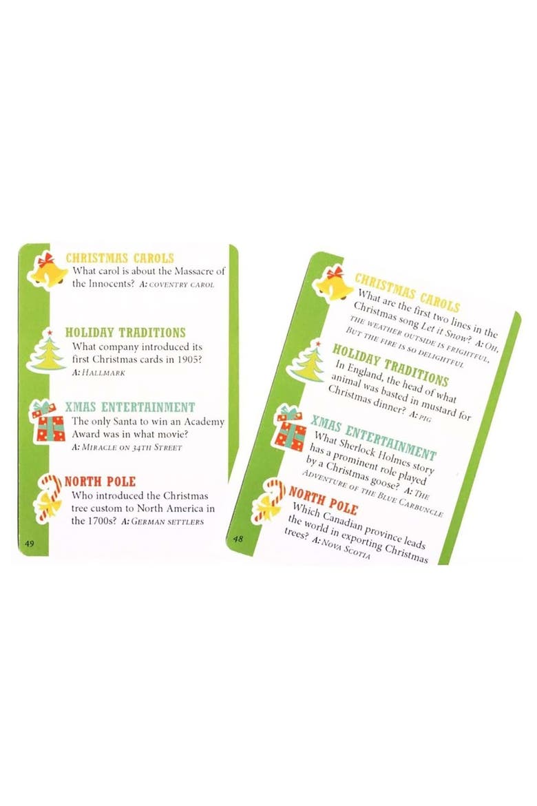 Christmas Trivia Game, Alternate, color, Multicolored