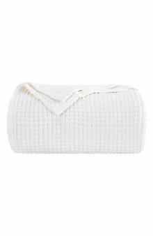 HOMESPUN <p>Waffle Weave Cotton Blanket</p>