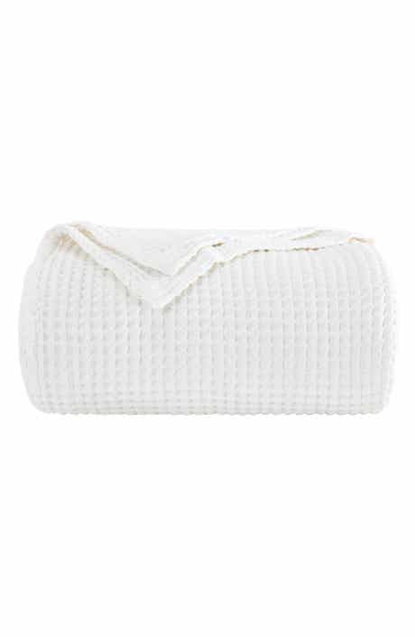 HOMESPUN <p>Waffle Weave Cotton Blanket</p>