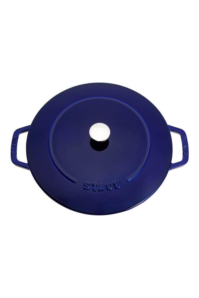 5-Quart Enameled Cast Iron Cocotte, Alternate, color, DARK BLUE