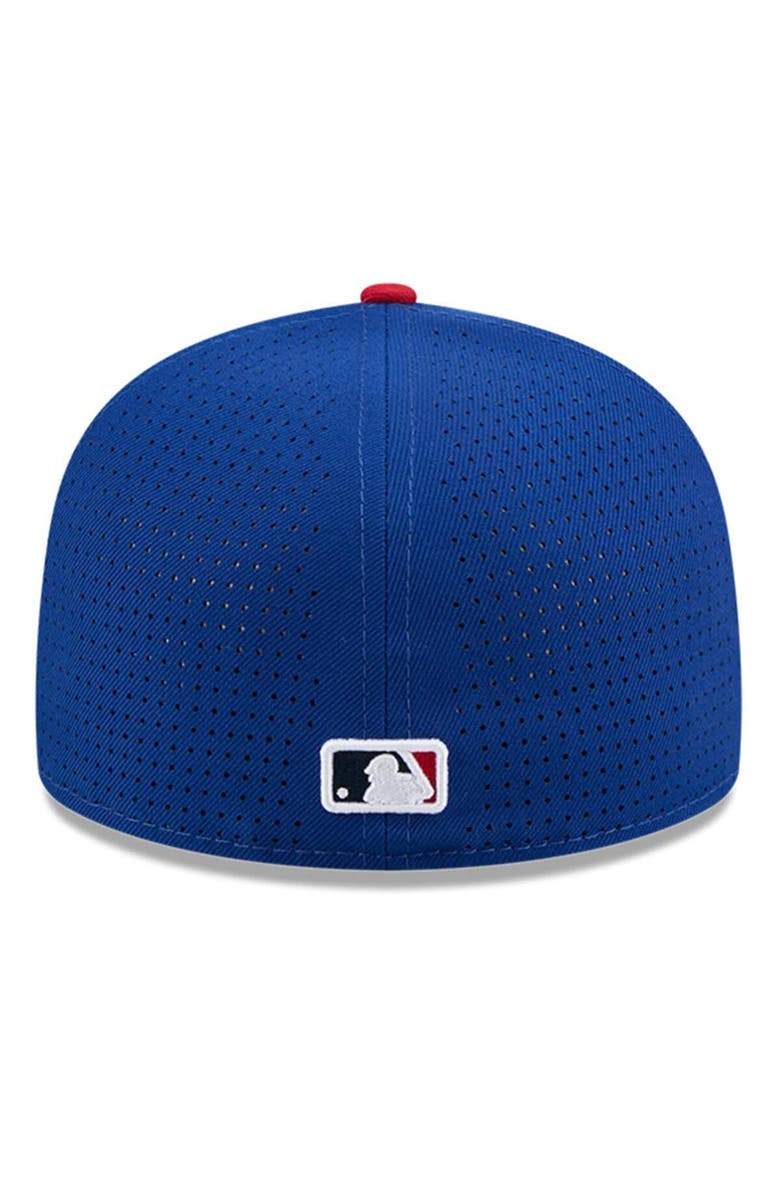 New Era Men's New Era Blue/Red Cincinnati Reds 2025 MLB All-Star Game Workout Side Patch 59FIFTY Fitted Hat, Alternate, color, Blue