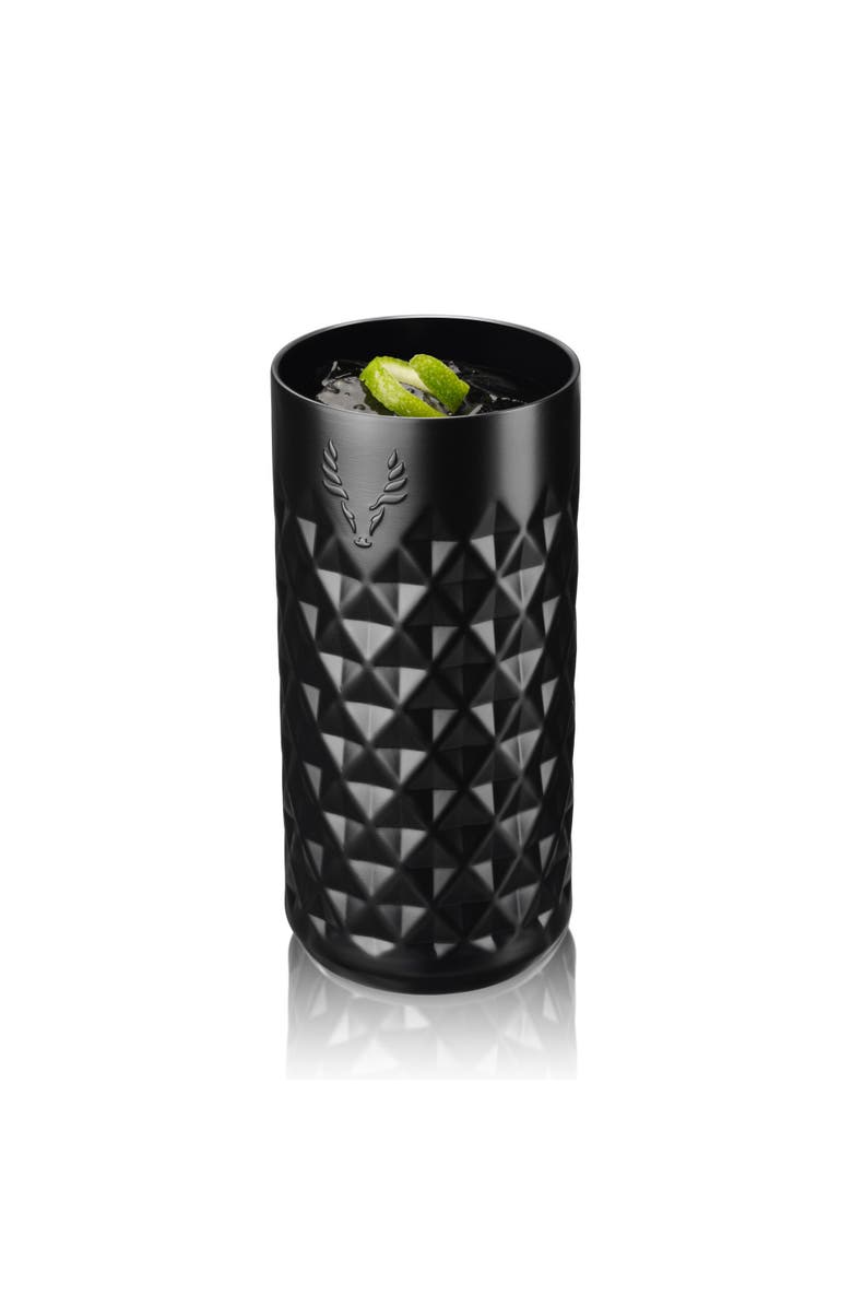 Viski Paragon Stainless Steel Highball Tumbler, Alternate, color, Obsidian