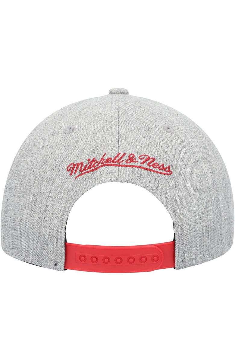 Mitchell & Ness Men's Mitchell & Ness Heather Gray Miami Heat Hardwood Classics 2.0 Snapback Hat, Alternate, color, Heather Gray
