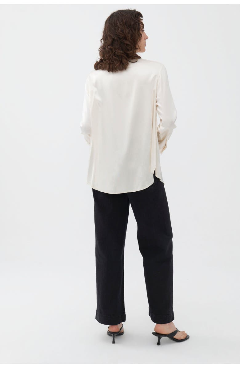 Nocturne Draped Shirt, Alternate, color, 