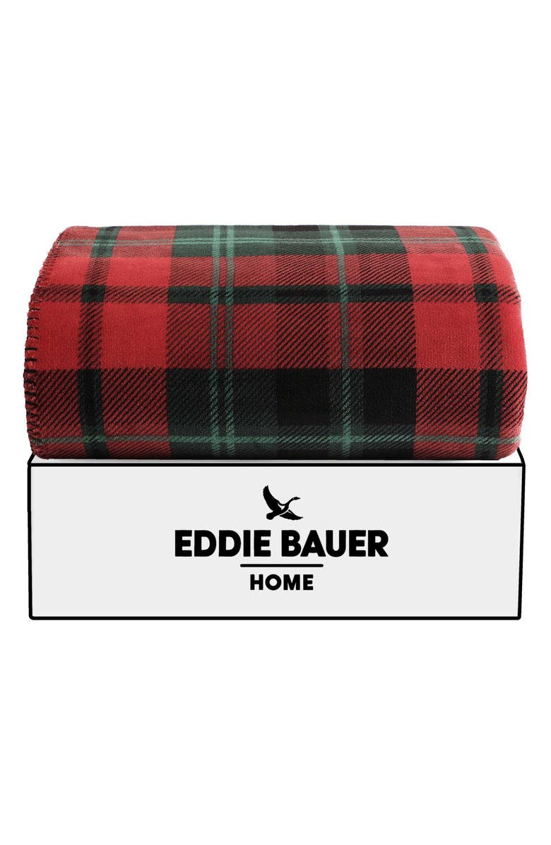 Eddie Bauer Trailhead Plaid Throw Blanket, Alternate, color, 