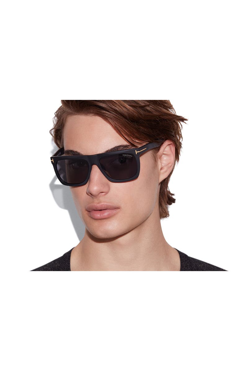 TOM FORD Morgan 57mm Polarized Sunglasses, Alternate, color,