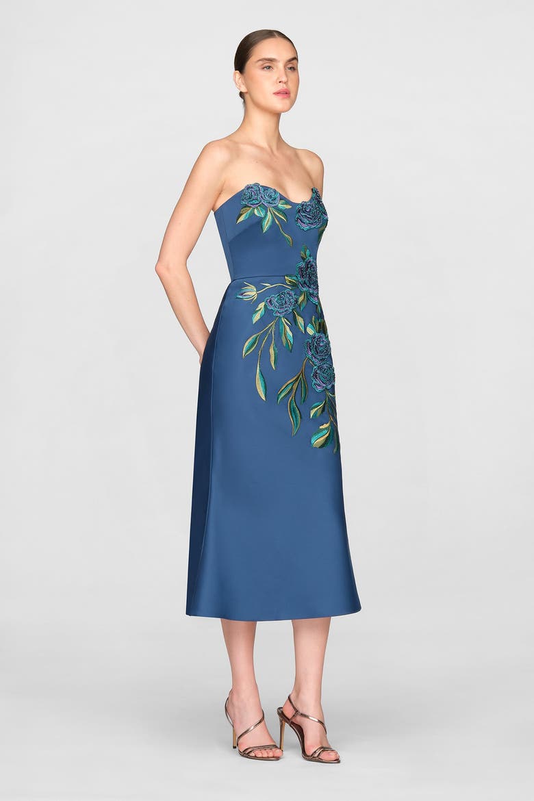 Emmeline Embroidered Dress, Alternate, color, SHADOW PETAL