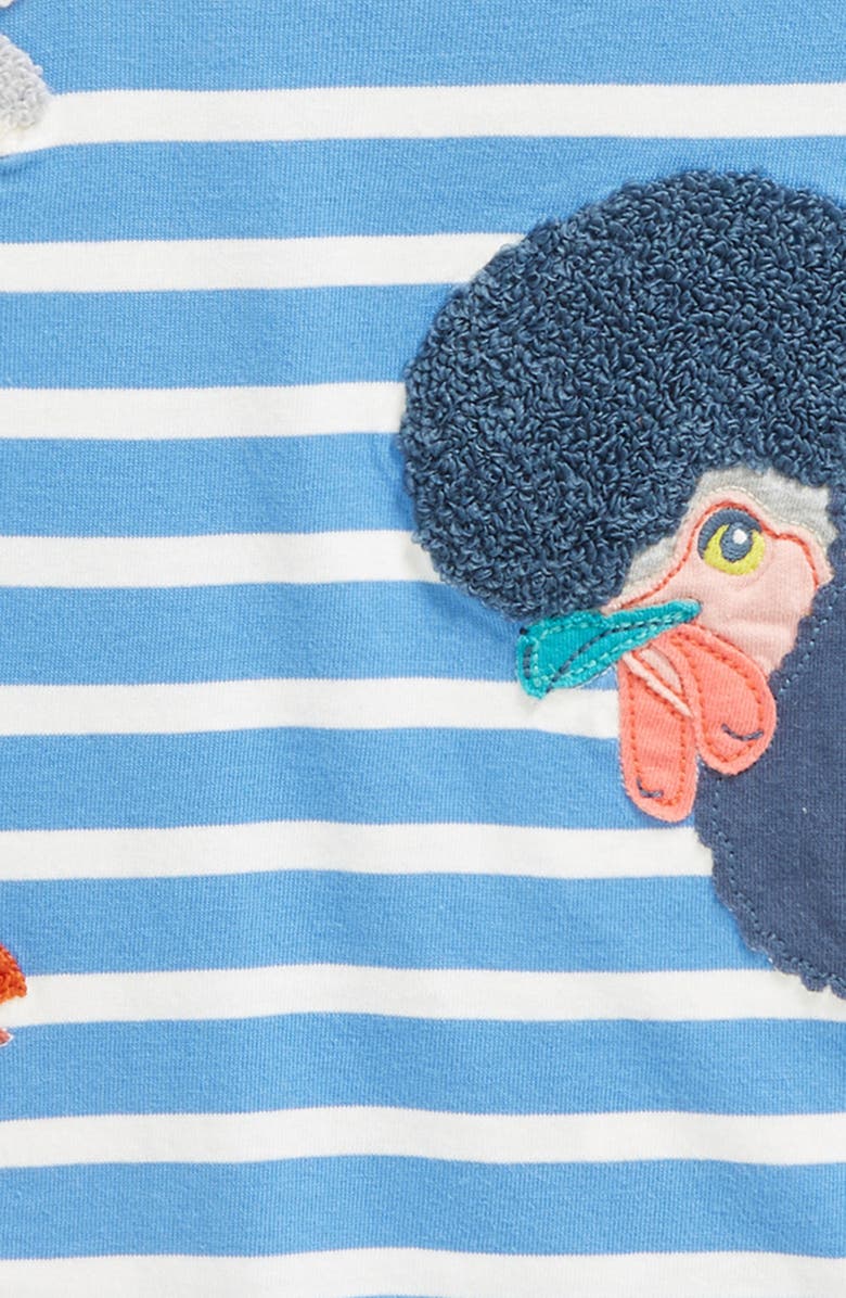 Mini Boden Kids' Chicken Appliqué T-Shirt, Alternate, color,