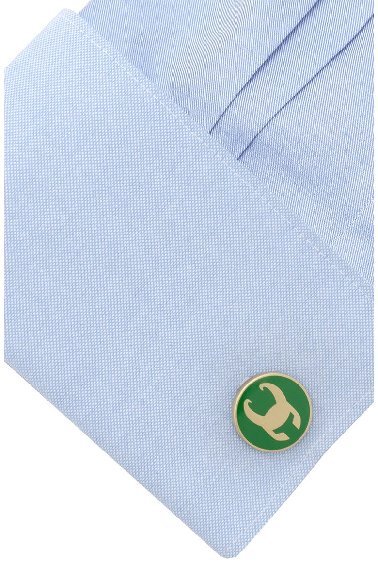 Loki Cuff Links, Alternate, color, GOLD