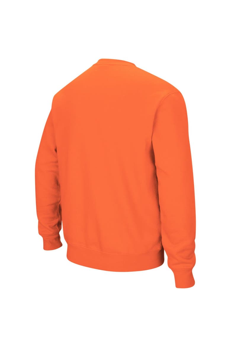 Men's Colosseum Orange Auburn Tigers Arch & Logo Crew Neck Sweatshirt, Alternate, color, Orange