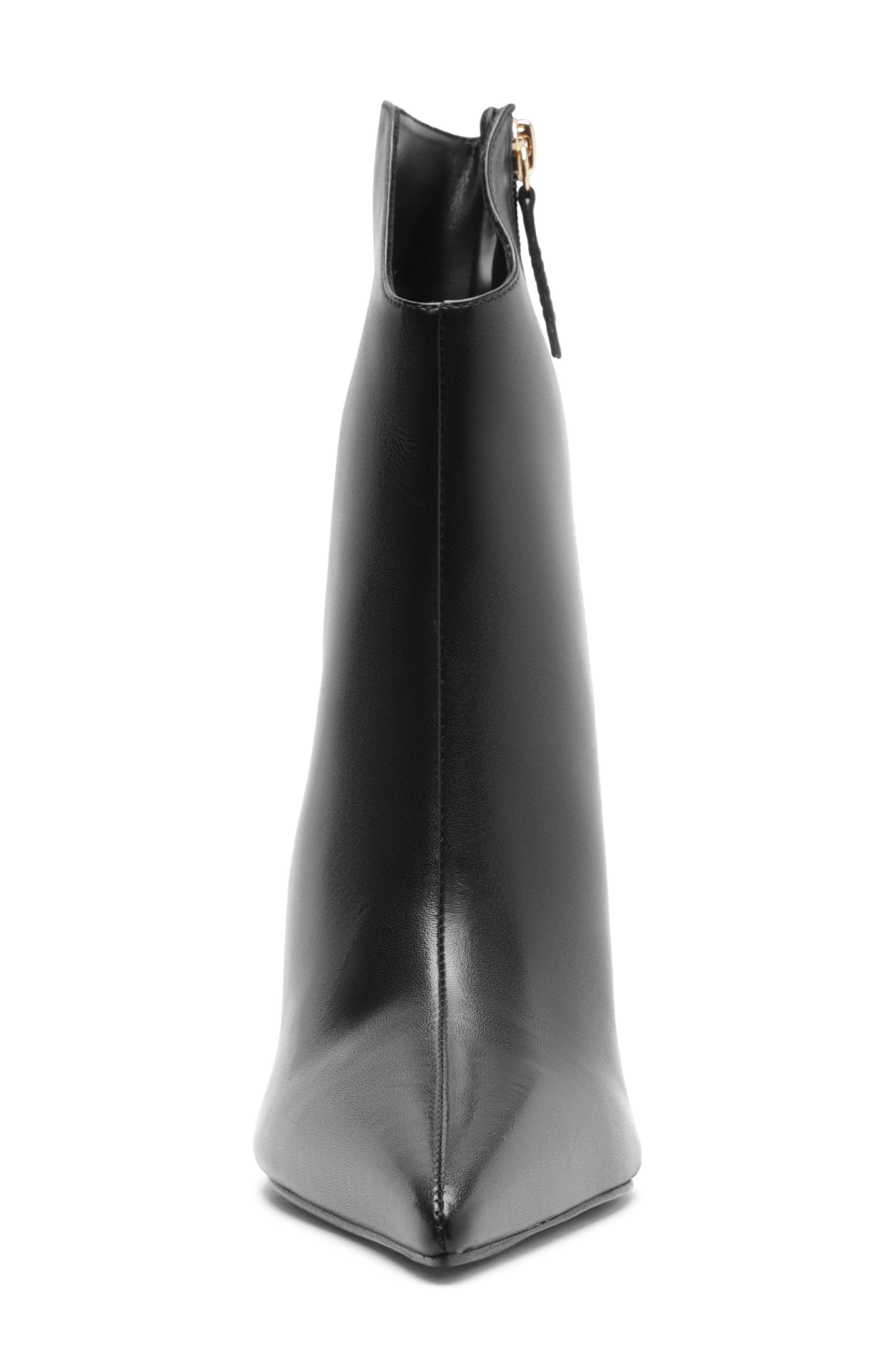 Ophelia Pointed Toe Bootie, Alternate, color, BLACK