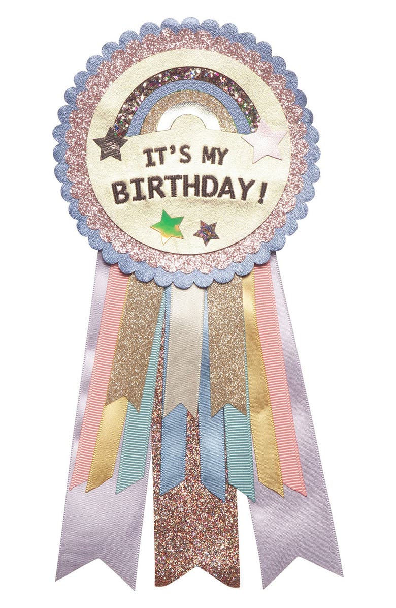 Mimi & Lula Kids' Birthday Badge, Main, color, 