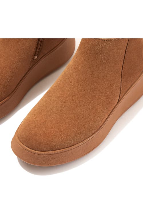 Fitflop F-mode Platform Bootie In Brown