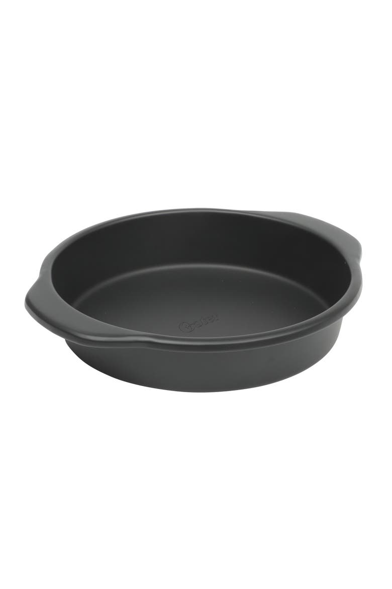 9 Inch Nonstick Carbon Steel Cake Pan, Main, color, Black