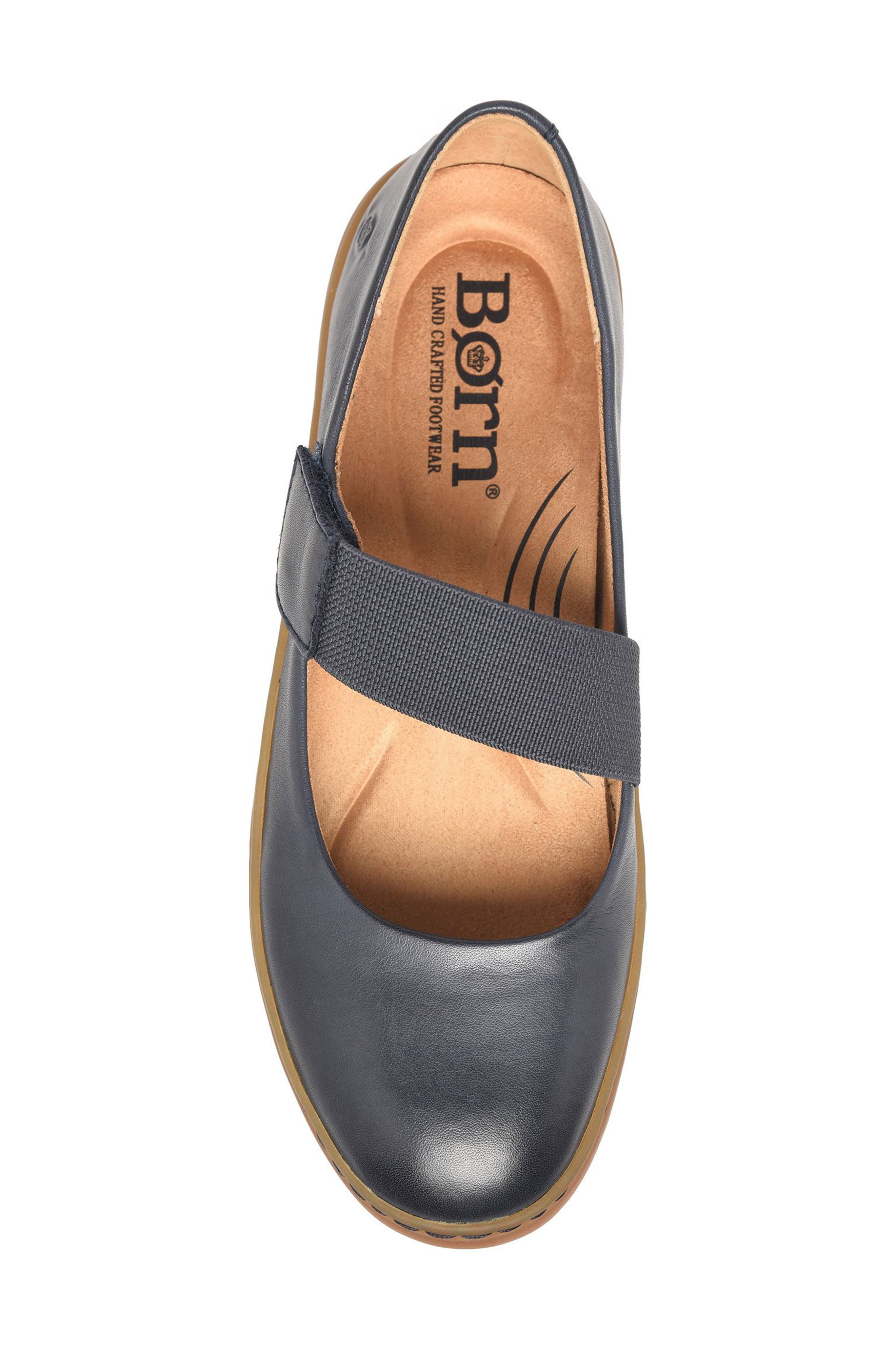 Børn Flat, Alternate, color, Navy Leather