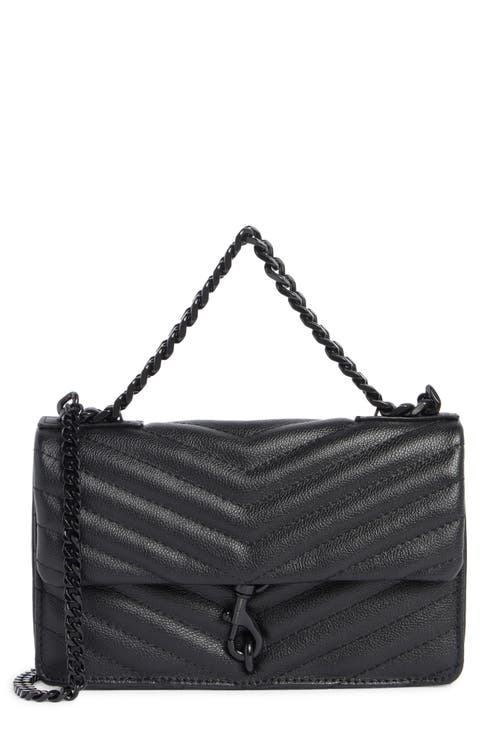 Edie Chevron Quilted Leather Shoulder Bag