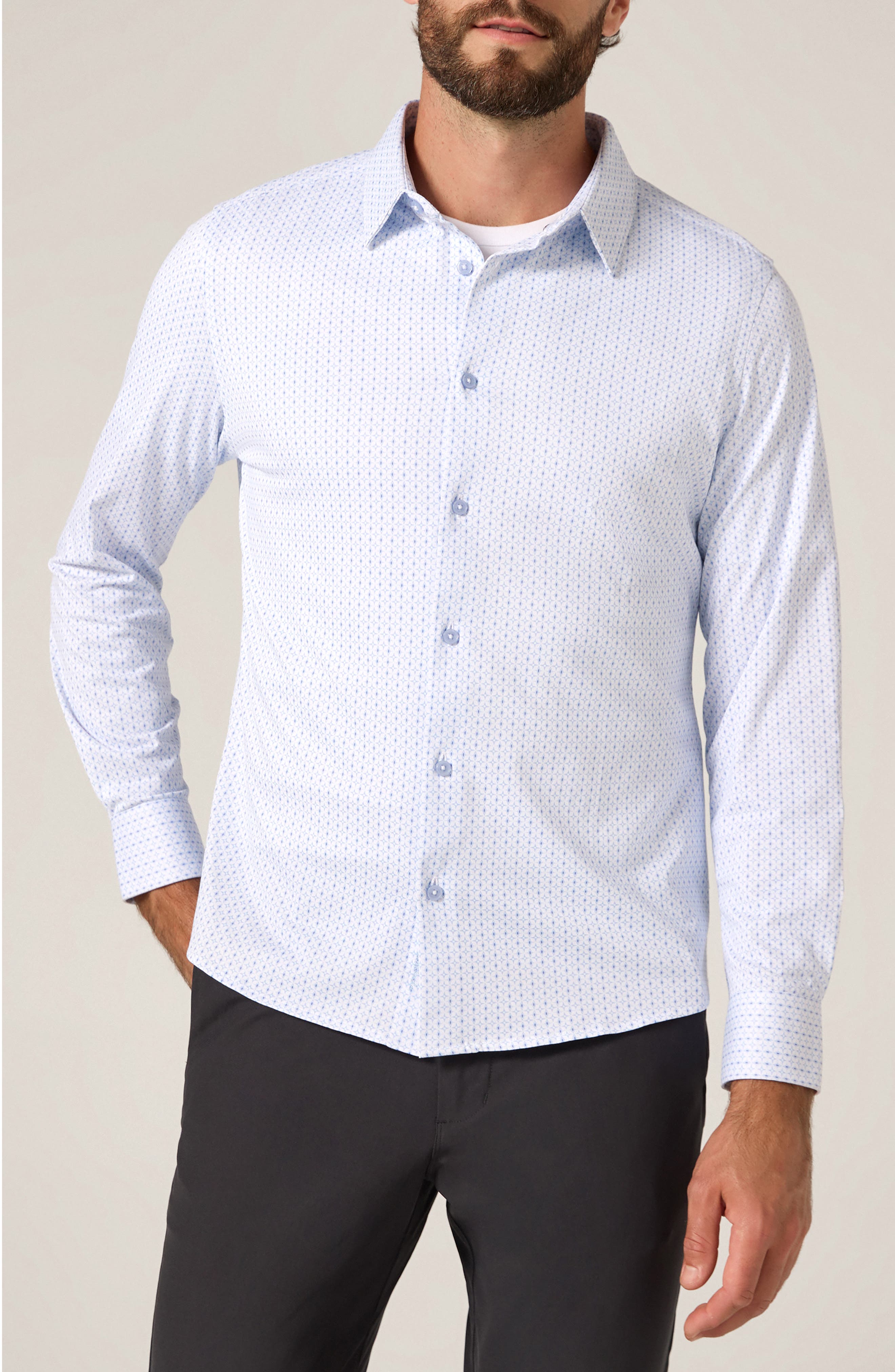 Upton Wrinkle Resistant Performance Button-Up Shirt - image 3