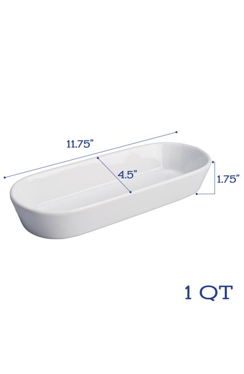 Bia Cordon Bleu Oslo Oblong Baking Dish In White