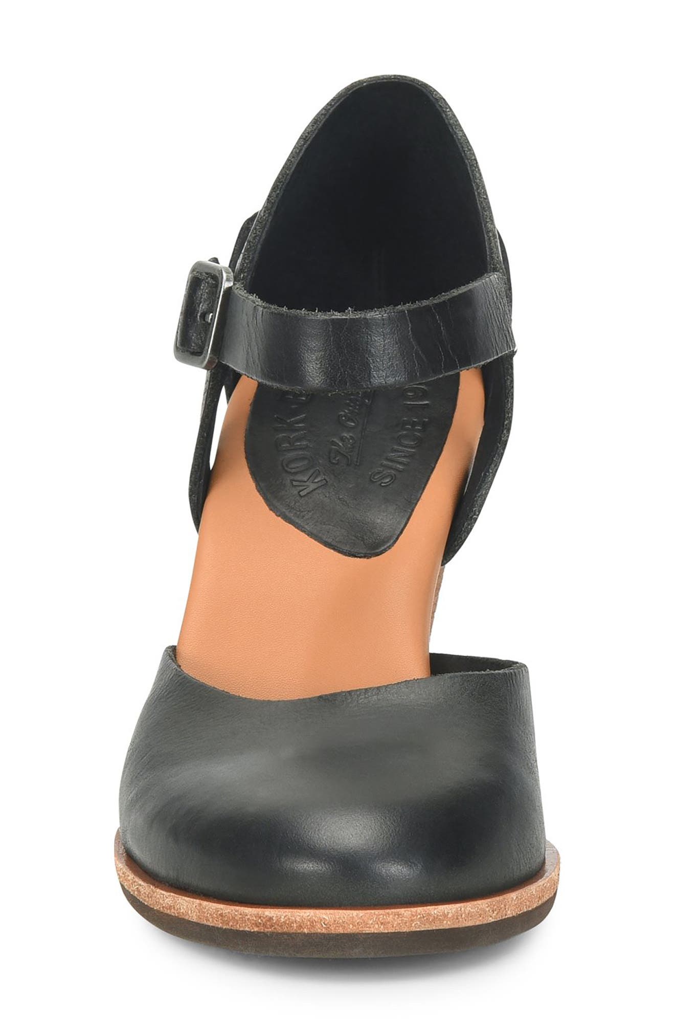 Kork-Ease<sup>®</sup> Harlow Wedge Pump, Alternate, color, Black Leather