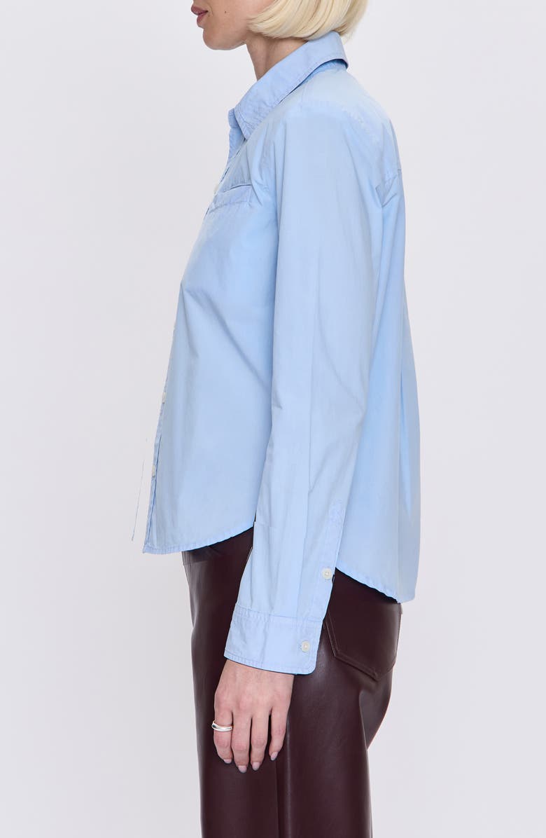 Pistola Ines Button-Up Shirt, Alternate, color, City Blue