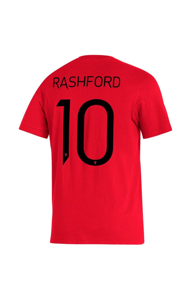adidas Men's adidas Marcus Rashford Red Manchester United Name & Number Amplifier T-Shirt, Alternate, color, 