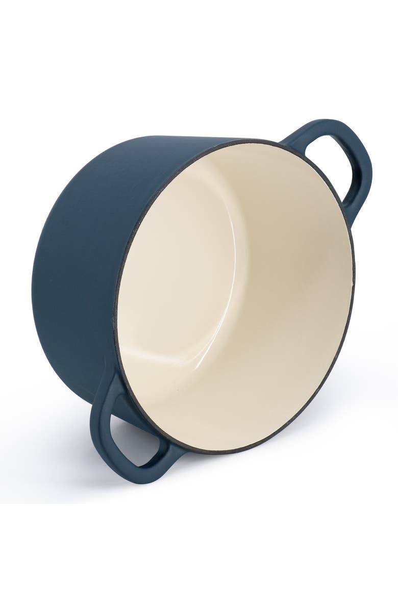 Crockpot 5 Quart Enameled Cast Iron Dutch Oven, Alternate, color, Blue