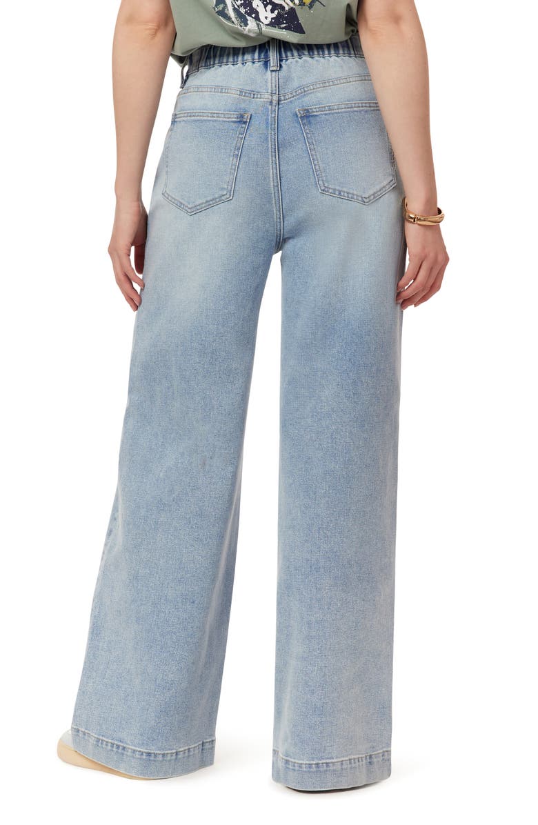Scotch & Soda Drawstring Wide Leg Jeans, Alternate, color, Naples