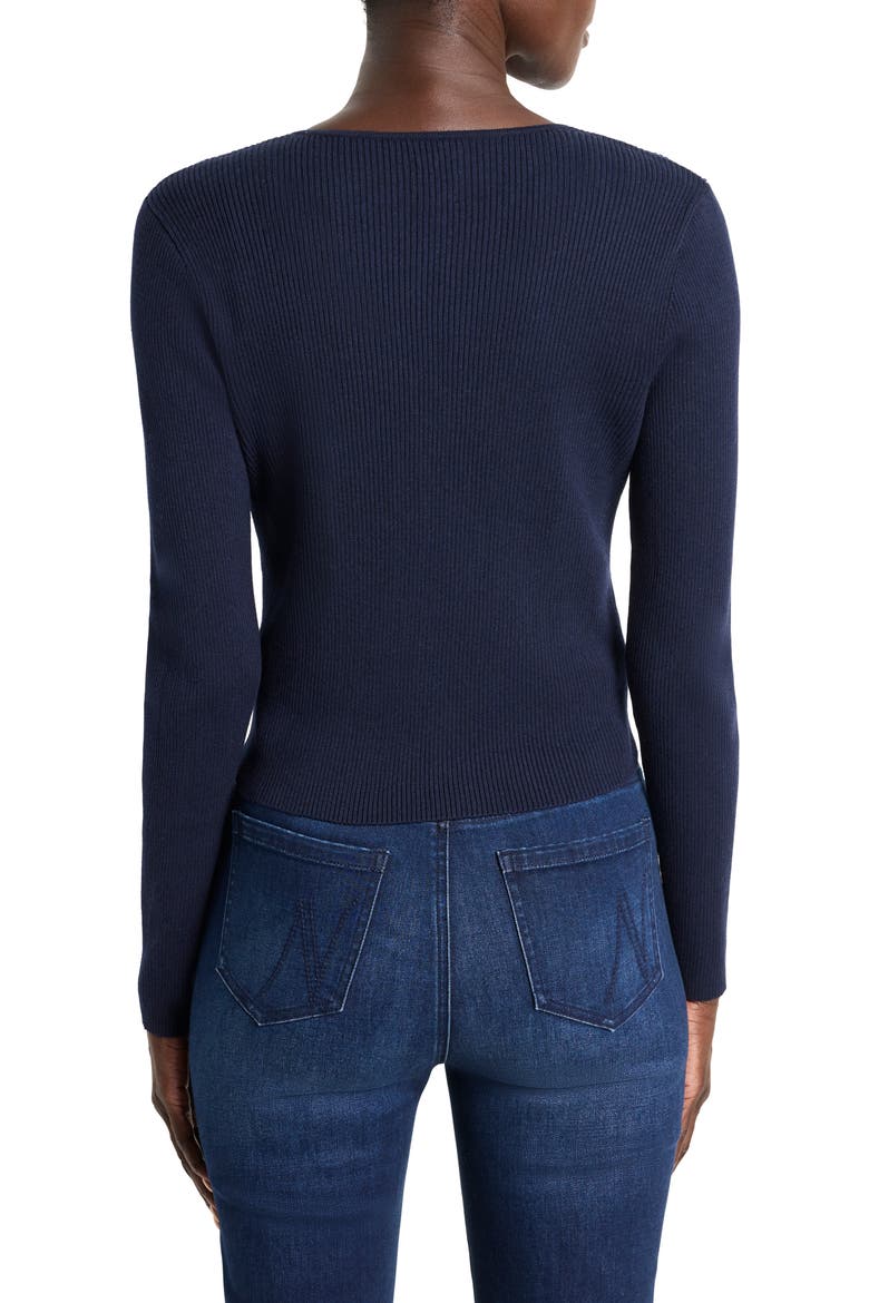 Cool Nights Rib Cardigan, Alternate, color, DARK INDIGO