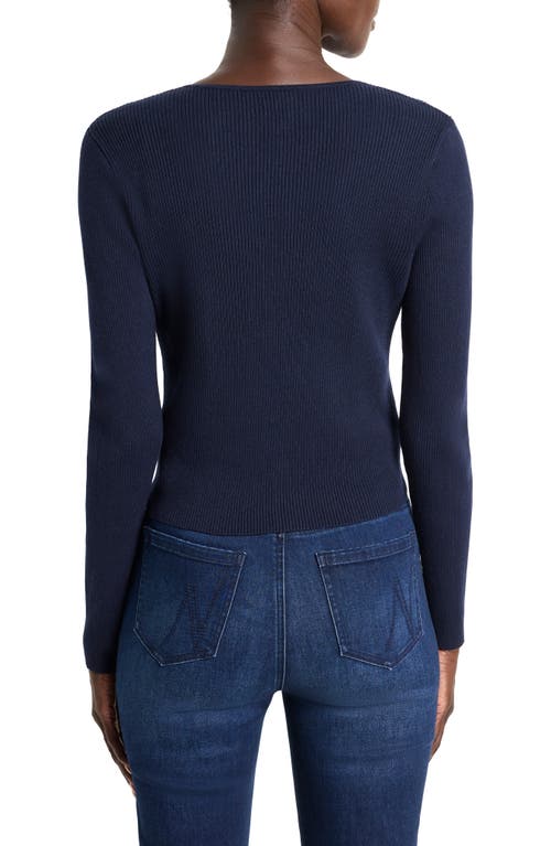 Nic + Zoe Cool Nights Cardigan In Dark Indigo In Dark Indigo