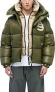 AlphaStyle Kudu Hooded Puffer Down Jacket