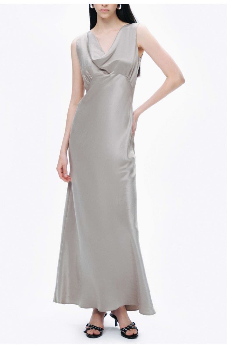 Nocturne Cowl Neck Maxi Dress, Main, color, 