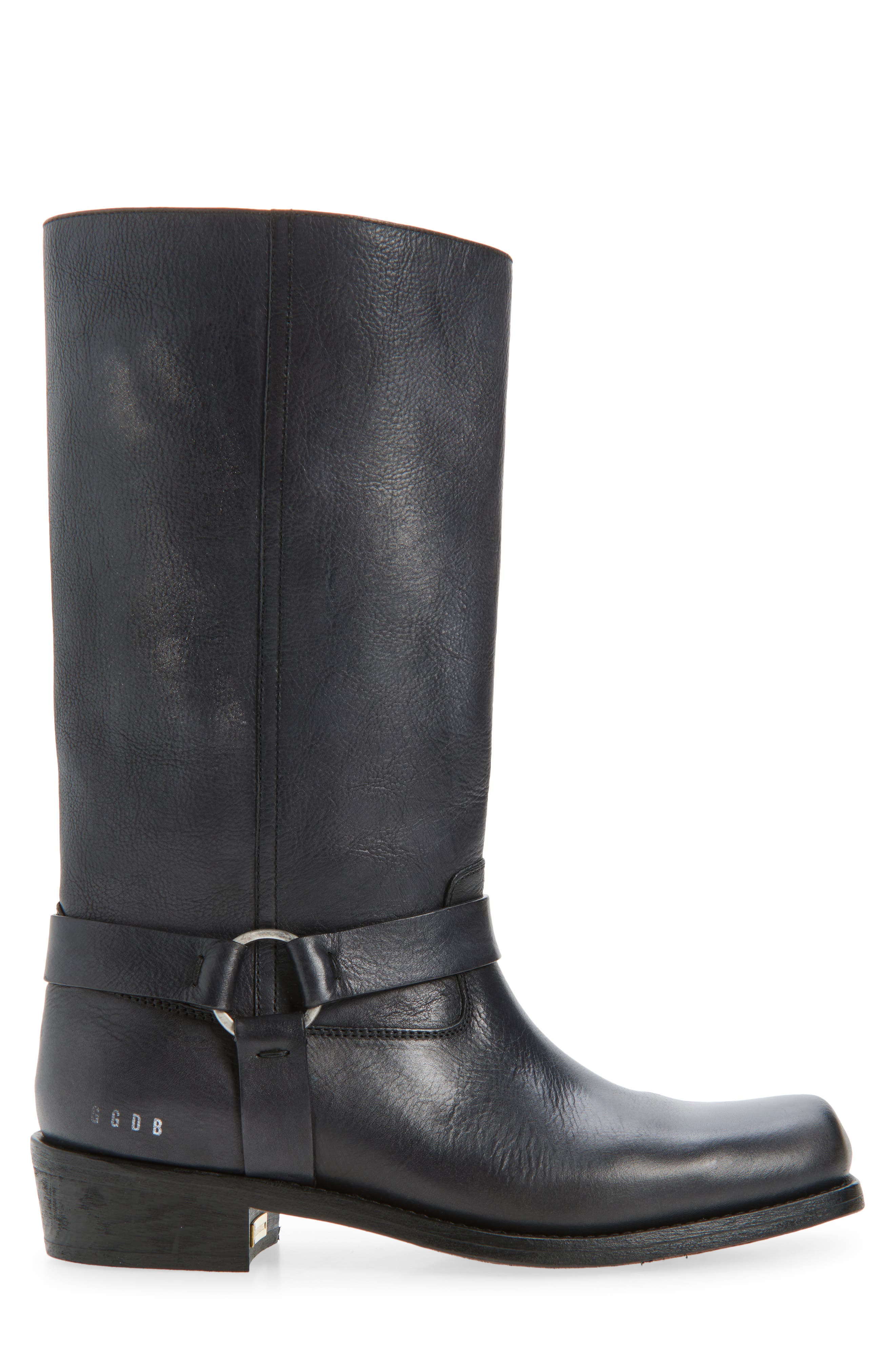 Golden Goose Biker Boot, Alternate, color, Black