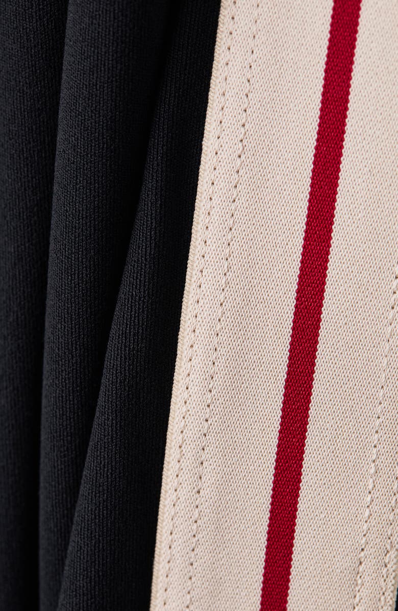 Rhone Retro Revive Side Stripe Leggings, Alternate, color, Pure Black