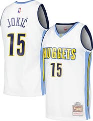 Mitchell & Ness Men's Mitchell & Ness Nikola Jokic White Denver Nuggets 2016/17 Throwback Swingman Jersey