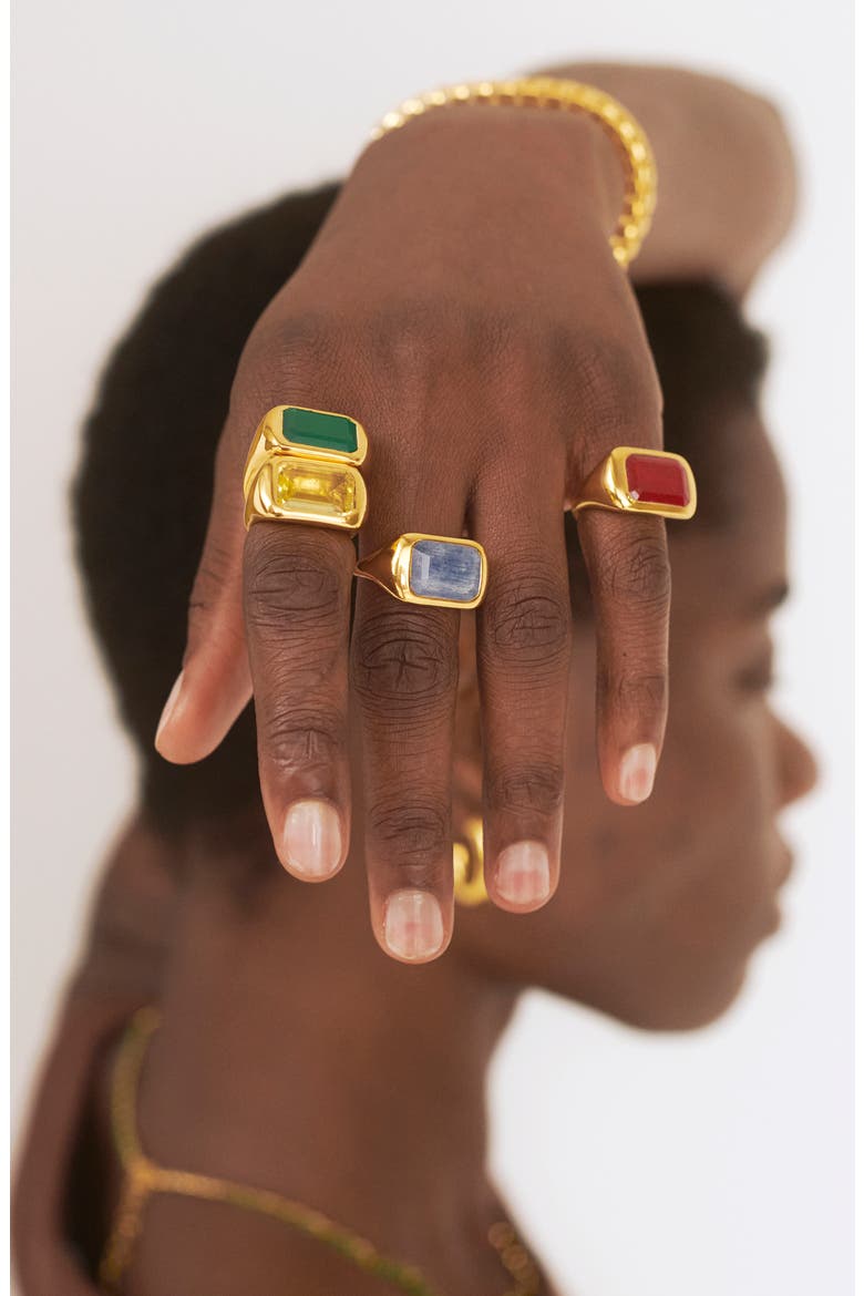 Power Cocktail Ring, Alternate, color, YELLOW GOLD