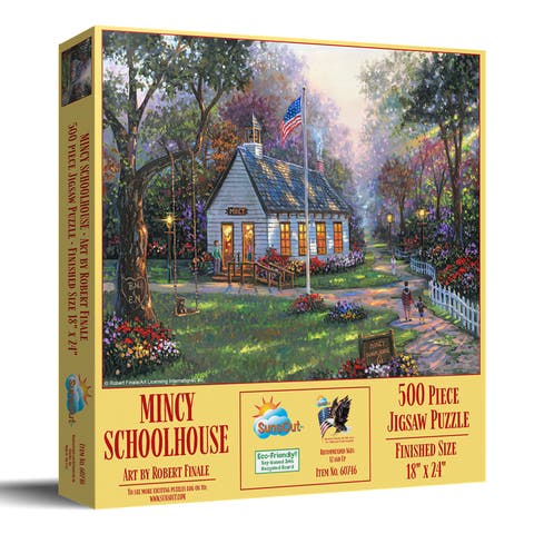 Mincy Schoolhouse 500 piece Jigsaw Puzzle for Adults