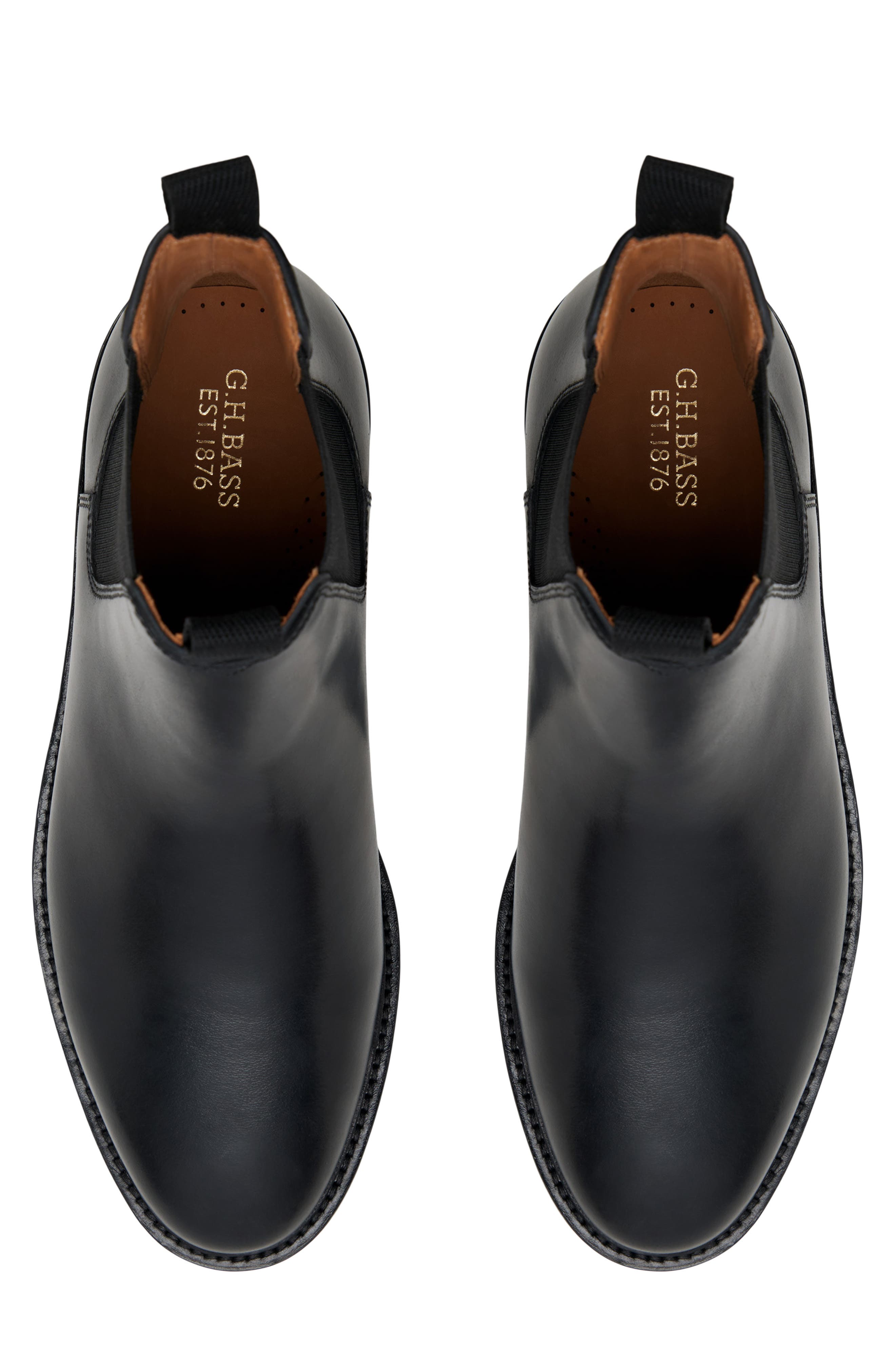 Creswell Chelsea Boot, Alternate, color, BLACK