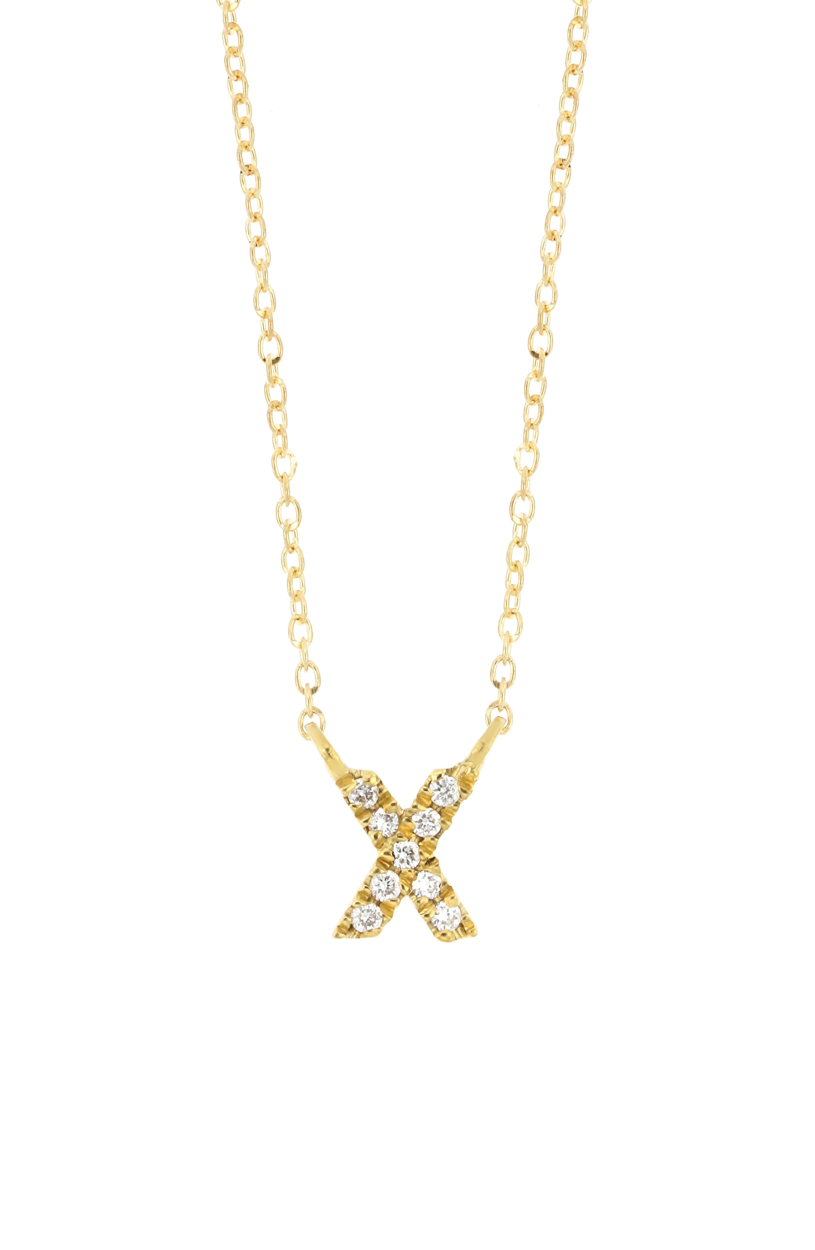 18K YELLOW GOLD - X