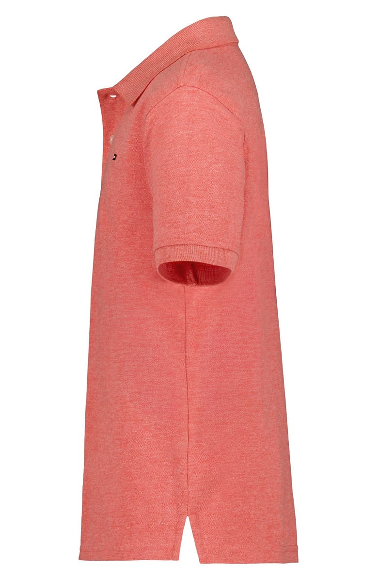 Tommy Hilfiger Kids' Ivy Cotton Knit Polo, Alternate, color, Flame Scarlet Heather