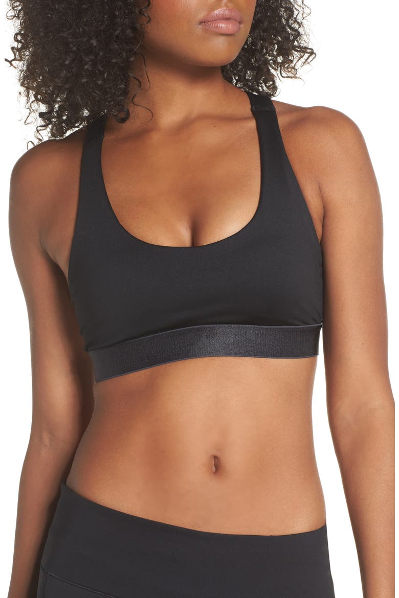 All Me VFA Sports Bra, Main, color, BLACK/ BLACK