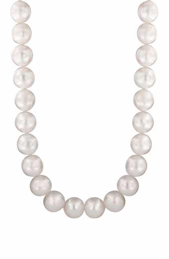 EFFY 925 Sterling Silver Freshwater 10mm Pearl Necklace