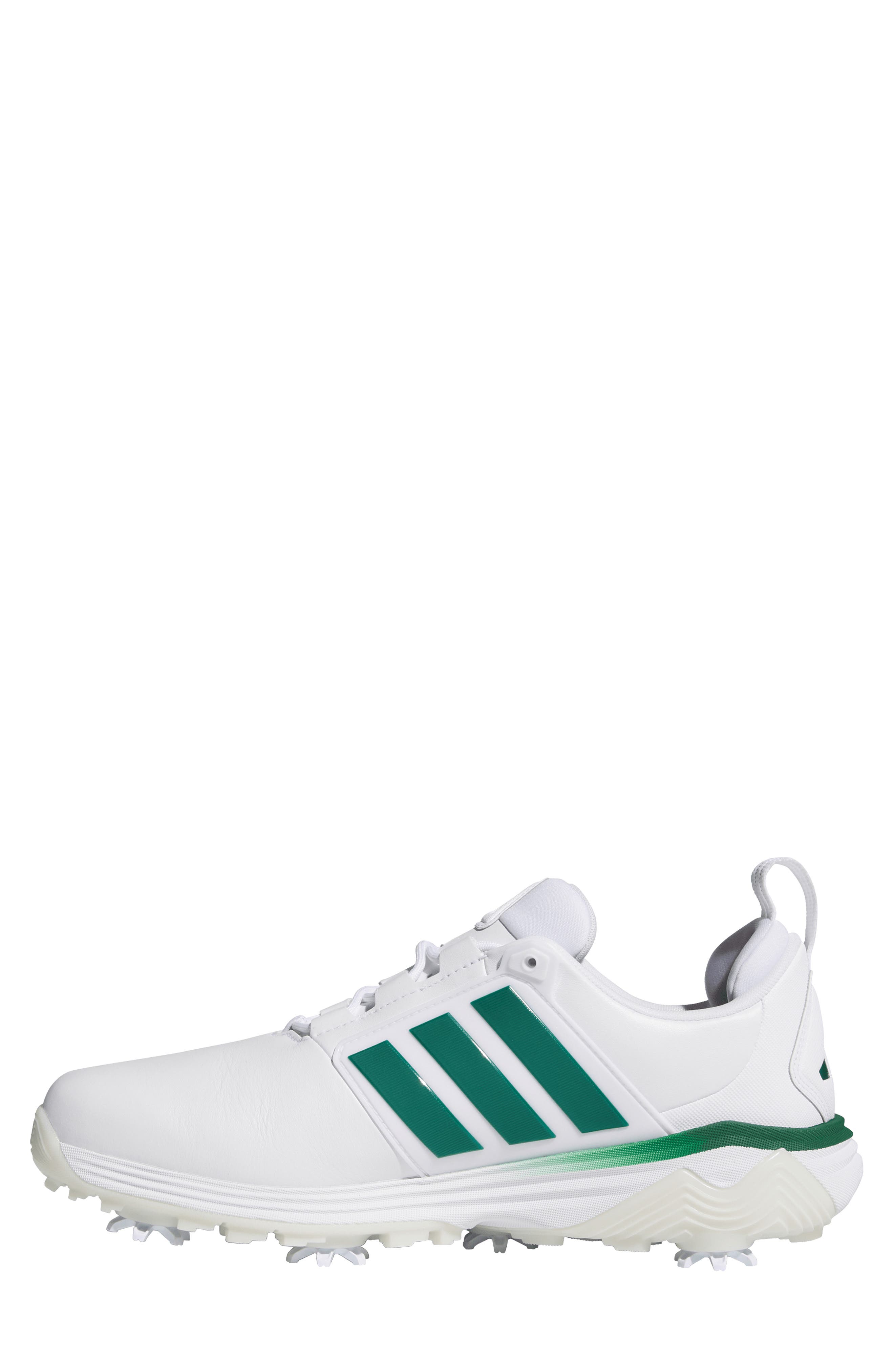 adidas Adipower 26 Waterproof Golf Shoe, Alternate, color, Ftw White/ Cgreen/ Cry White