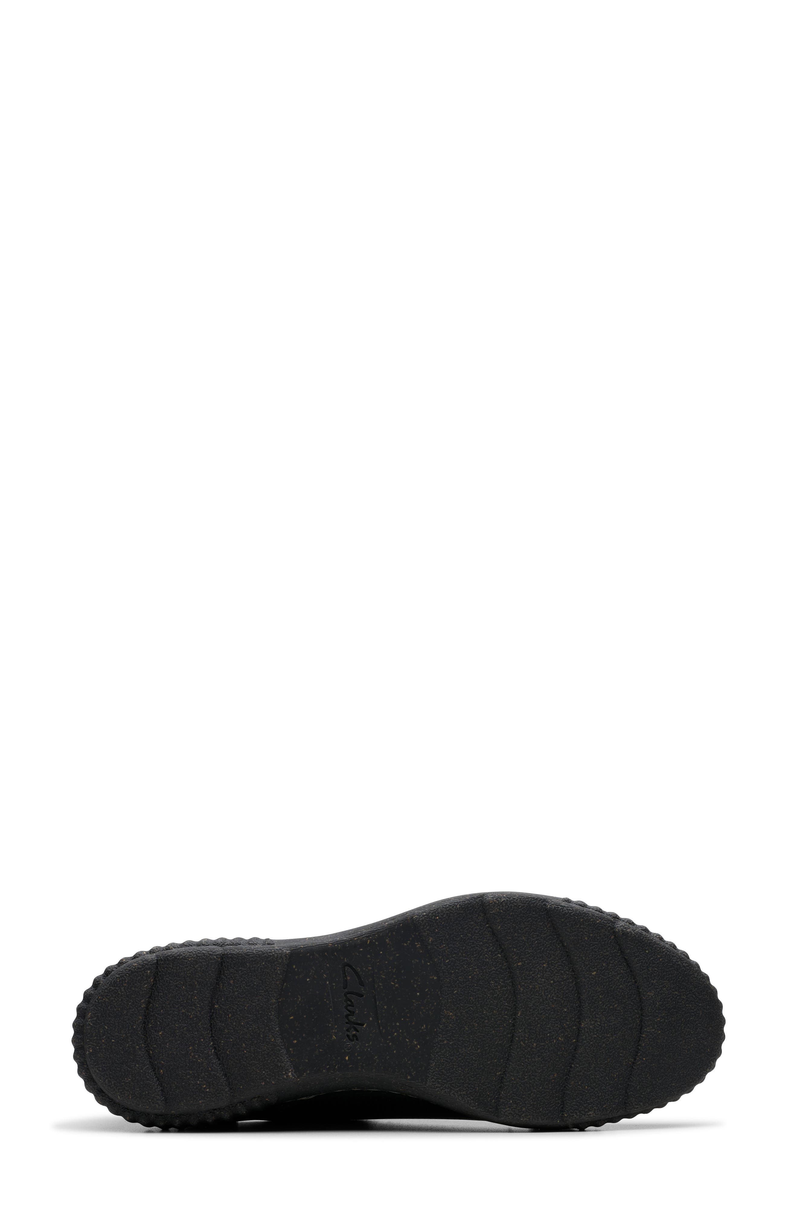 Clarks<sup>®</sup> Caroline Janna Low Top Sneaker, Alternate, color, Black Leather