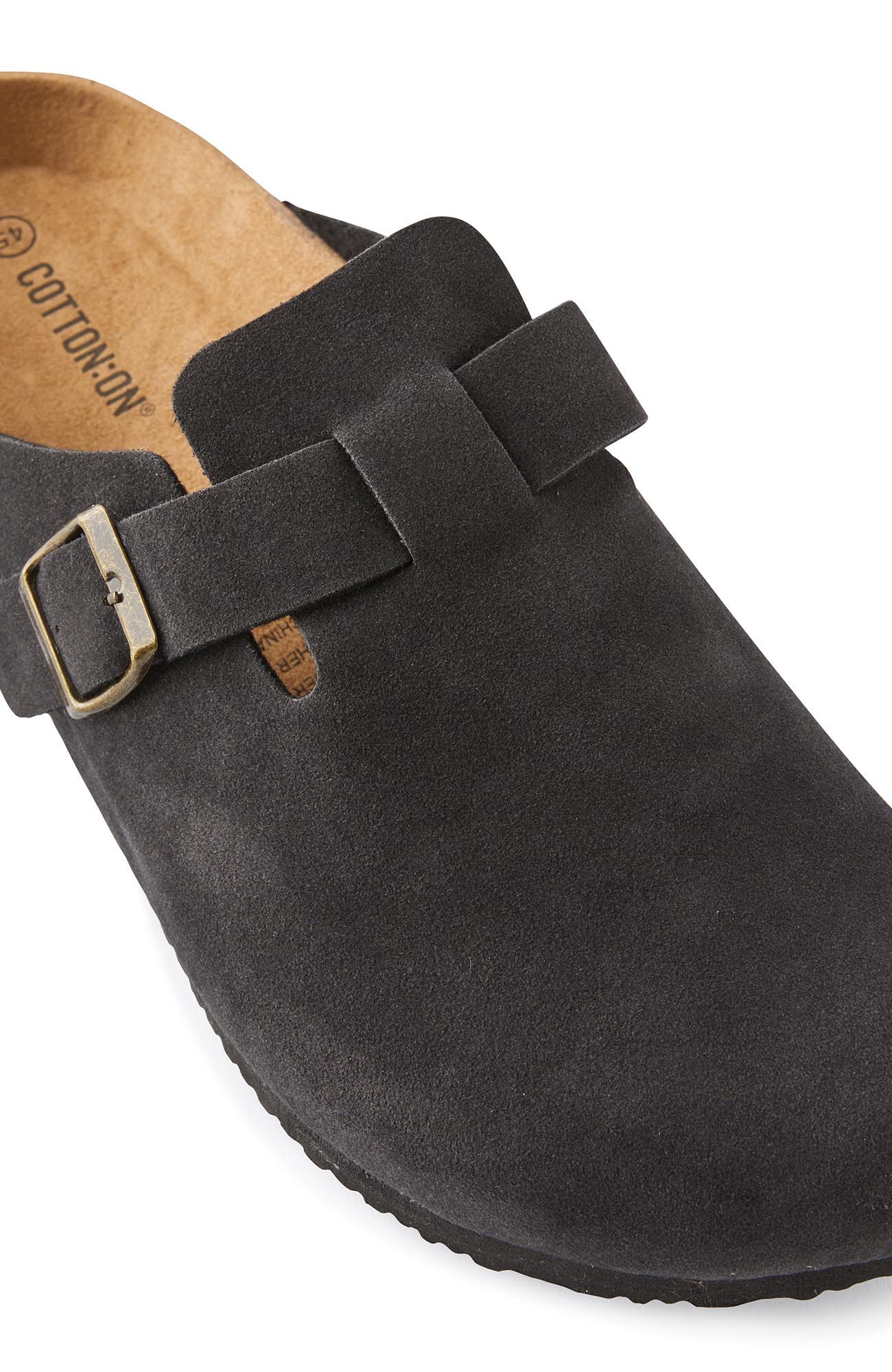 Cotton On Men's Closed Toe Buckle Slide, Alternate, color, 