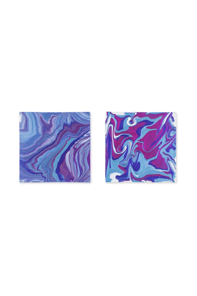 Acrylic Paint Pouring Kit Holiday Wall Art, Alternate, color, Multicolored