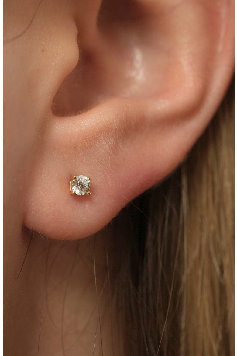 Clover Set of 3 Earrings, Alternate, color, GOLD