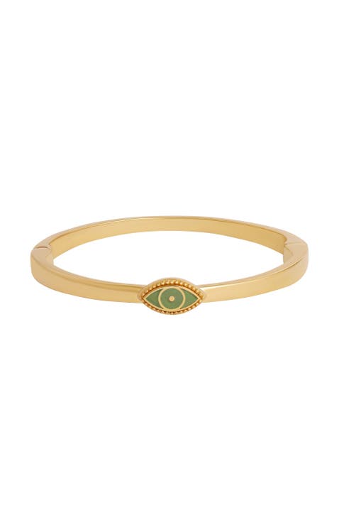 Guardian Glow Jade Evil Eye Bangle