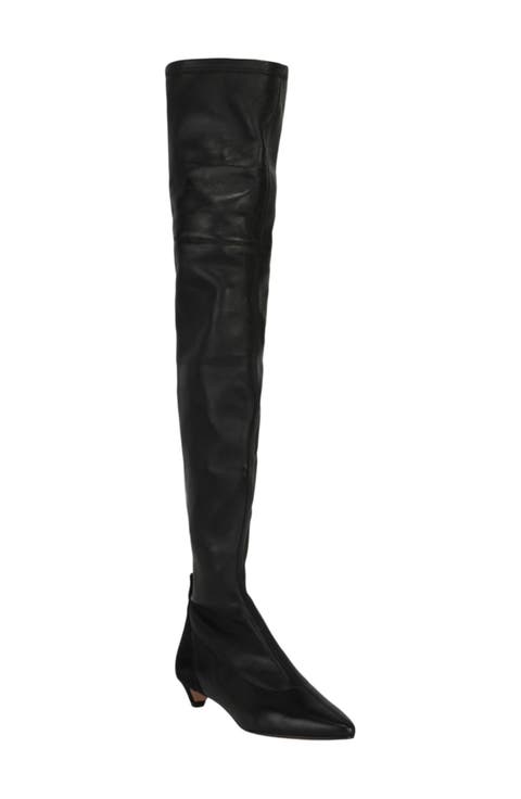 Over-the-Knee Kitten Heel Boot (Women)
