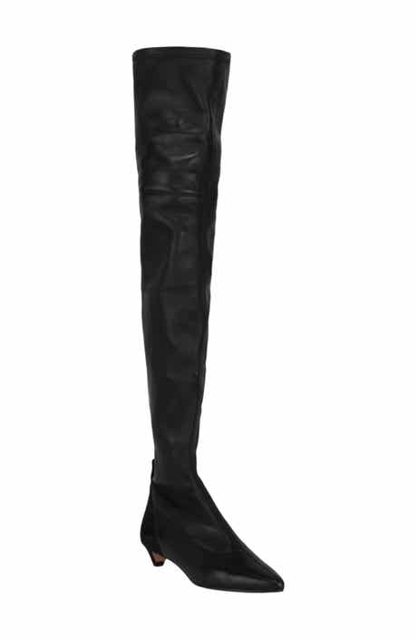 Givenchy Over-the-Knee Kitten Heel Boot