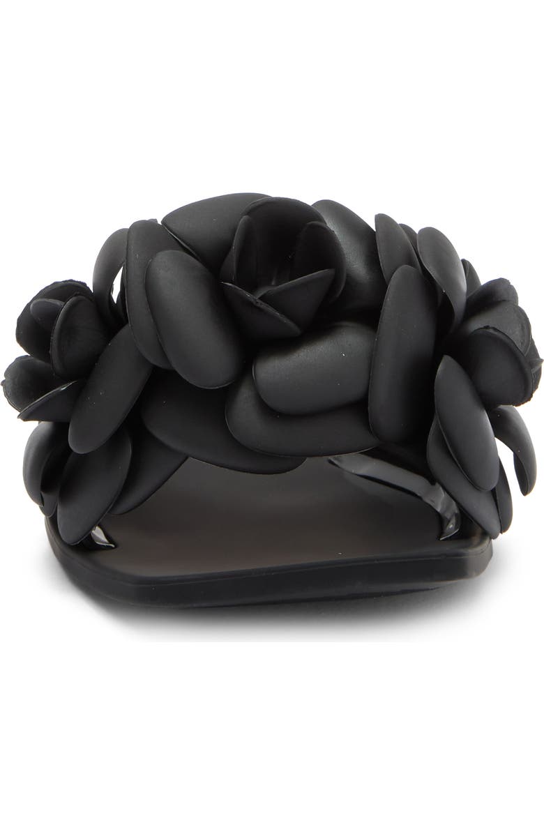 Jeffrey Campbell 3D Flower Jelly Slide Sandal, Alternate, color,